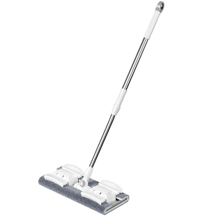 日本拖把2025新款家用一拖净夹布平板拖布懒人木地板专用拖地神器