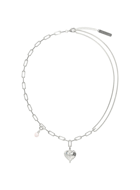 PEARLONA巴洛克珍珠爱心项链情侣