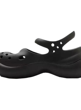 Crocs增高男女户外凉拖洞洞鞋