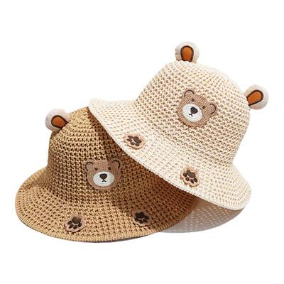 儿童遮阳帽大帽檐夏天出游