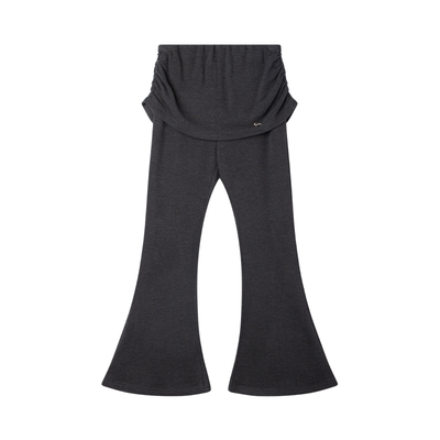 【自发热蓄暖绒】 运动极简chic套装连帽卫衣裙帘喇叭裤女童秋新