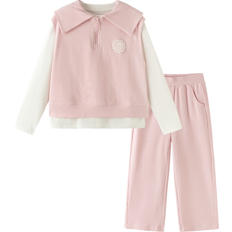 巴拉巴拉女童长袖套装儿童衣服潮