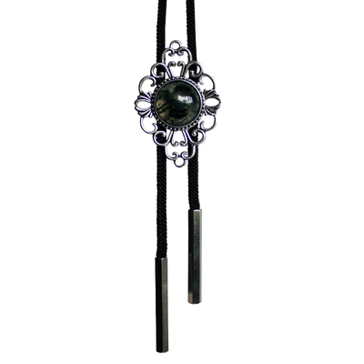 远山近墨两色浪漫情侣款波洛领带