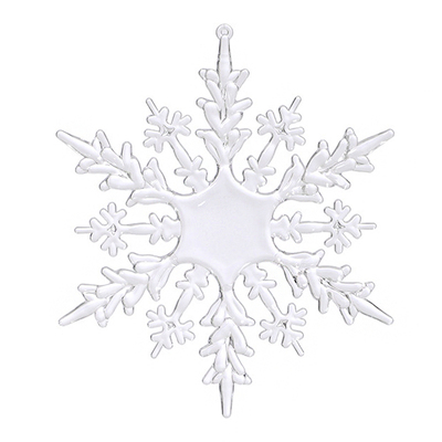 亚克力透明雪花片高档吊挂装饰品