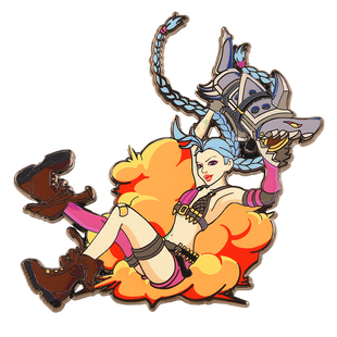 FooLii孚狸英雄联盟金克丝JINX金属徽章收藏胸针别针pins配饰现货