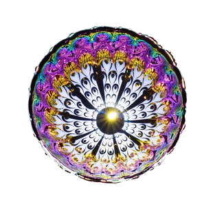 七彩窑变天目盏茶具夜光杯七彩雀羽杯茶杯主人杯个高档人专用茶盏