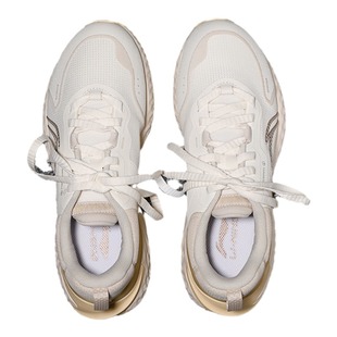 李宁运动鞋女款2024冬季新款轻便减震潮流耐磨慢跑休闲鞋AGLU244