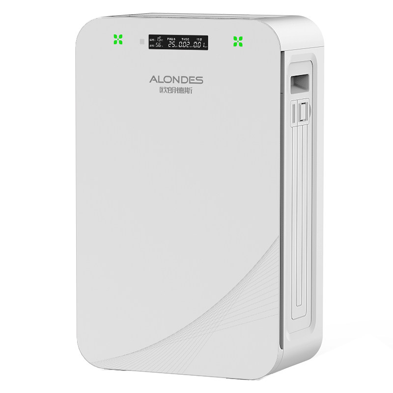 欧朗德斯空气净化器医护级家用除甲醛分解数显除菌烟尘味A5s