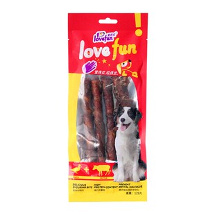 爱得欢咬得欢狗狗零食中小型犬磨牙棒泰迪洁齿磨牙骨鸡鸭肉甜甜圈