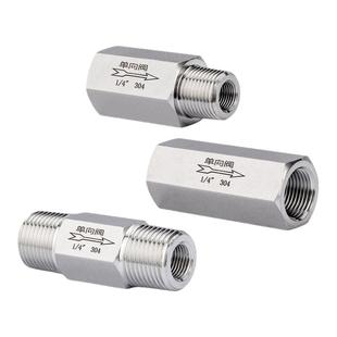 304不锈钢内丝外丝单向阀止回阀水逆止流阀气动液体内外螺纹4分