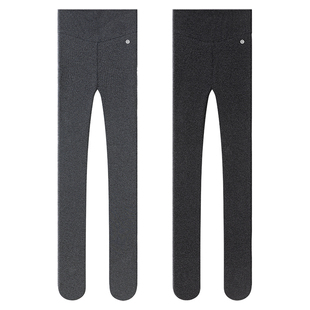 有内连裤袜压力显瘦打底裤袜子抗菌女外穿黑灰色秋冬加厚加绒九分