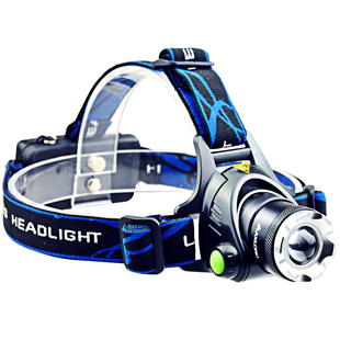 头灯强光充电超亮头戴式灯户外远射可调焦移动便携式led锂电矿灯