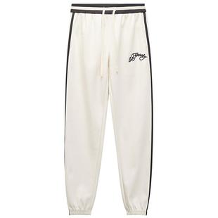 Ed Hardy埃德哈迪春季流行新款美式复古黑白撞色女士休闲运动长裤