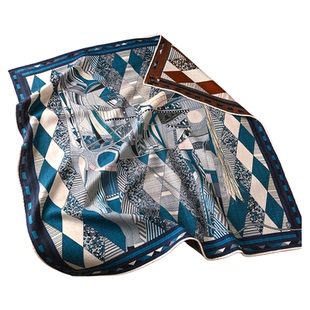 真丝羊毛丝巾女士2026新款高级感围巾护颈小方巾高端春季薄款春天