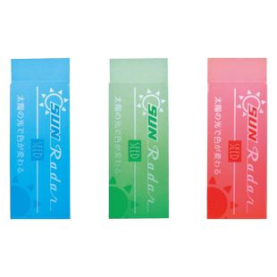 日本SEED 【clear Rader橡皮】限定透明铅笔透明橡皮擦学生美术绘图擦除干净无碎屑擦