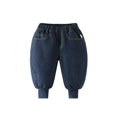 齐齐熊休闲宝宝加绒保暖裤子