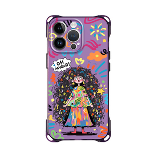 适用苹果15手机壳16带挂绳新款iphone14promax斜跨背带13紫色透明硅胶软手提腕带小众高级ins好运17pro时尚12