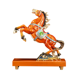 马到成功招财马摆件客厅高级感办公室装饰马年吉祥物高档礼品定制