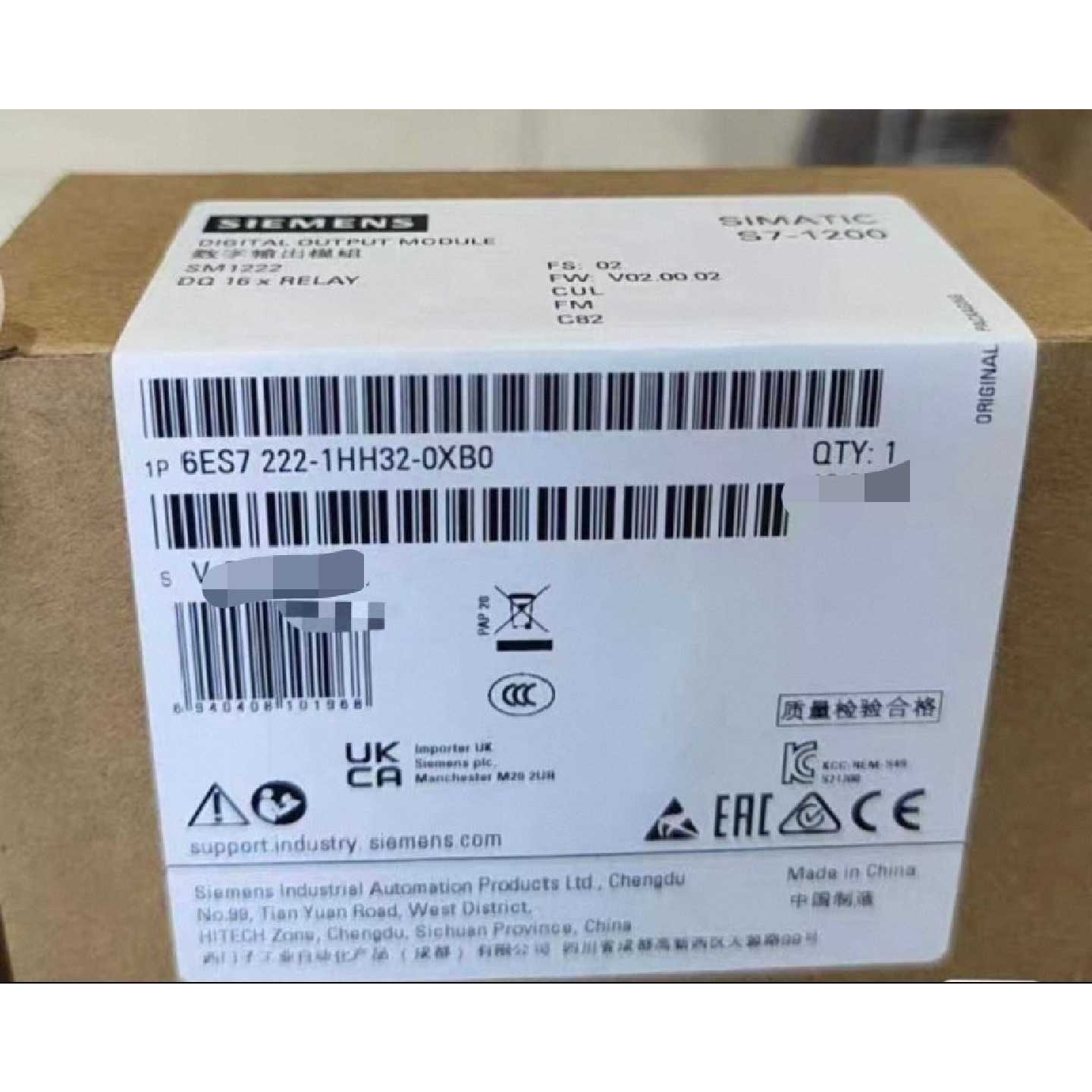 6ES72221HH320XB0西门子数字输出模块全议价