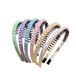 儿童发箍女2025新款女童不勒头防滑发卡女款碎发整理神器洗脸头箍