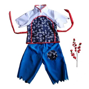 新款小荷风采那时花开儿童表演服幼儿舞蹈民族舞服映山红演出服装