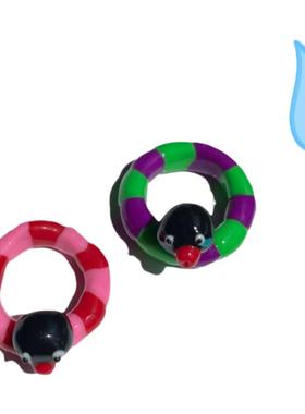 坏熊集市手作卡通可爱鹅定制指围