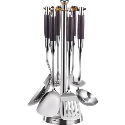 三四钢316L铲勺7件套不锈钢家用