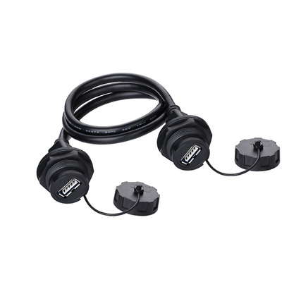 USB延长线防水公母插头连接器