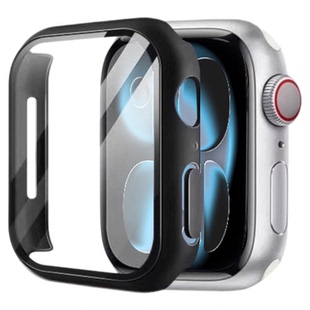 第一卫适用applewatchs10保护壳s11苹果手表壳iwatch10保护套s9壳膜一体SE钢化膜s8高清Ultra3防爆S6表套防刮