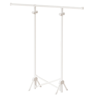 可折叠晾衣架阳台家用室内衣帽架晾衣神器免安装晒衣杆加粗落地架