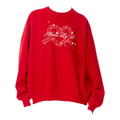 MARRMO/马髦羊毛爱心蛇卫衣