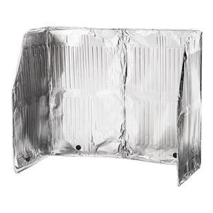 厨房挡油板炒菜防溅油隔热防油挡板家用煤气灶台铝箔创意隔热板子