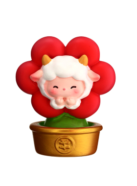 喜气羊羊年桌面摆件新年装饰礼物