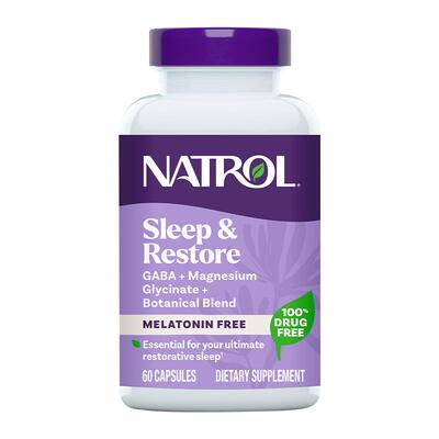美国NatrolGABA睡眠恢复胶囊