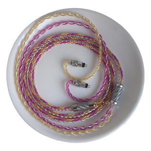 6N单晶铜镀银线DUNU达音科KIMA水月雨0.78mm插针mmcx耳机线升级线