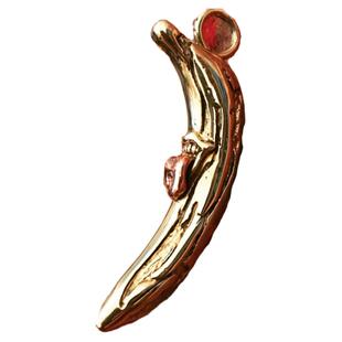 UNDERINSANE BANAMAN香蕉人黄铜手工挂坠 钥匙扣Jeff Decker伴侣