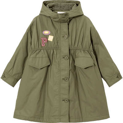 播童装新款秋冬全棉男女童风衣