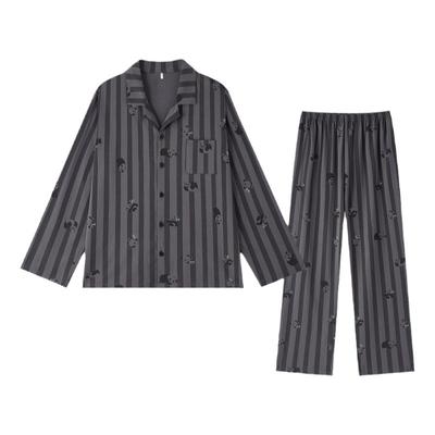 BE男纯棉抑菌防螨睡衣情侣秋季