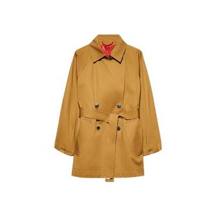 【季末甄选】MAX&Co.25秋冬新品短款廓形风衣外套6086095102