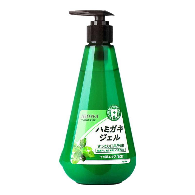 日本玖耀皓齿牙膏亮白按压式牙膏负离子除垢专用去烟渍茶渍咖啡渍