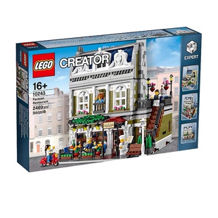 LEGO乐高 10243 icons Creator 巴黎人餐厅 绝版街景积木玩具