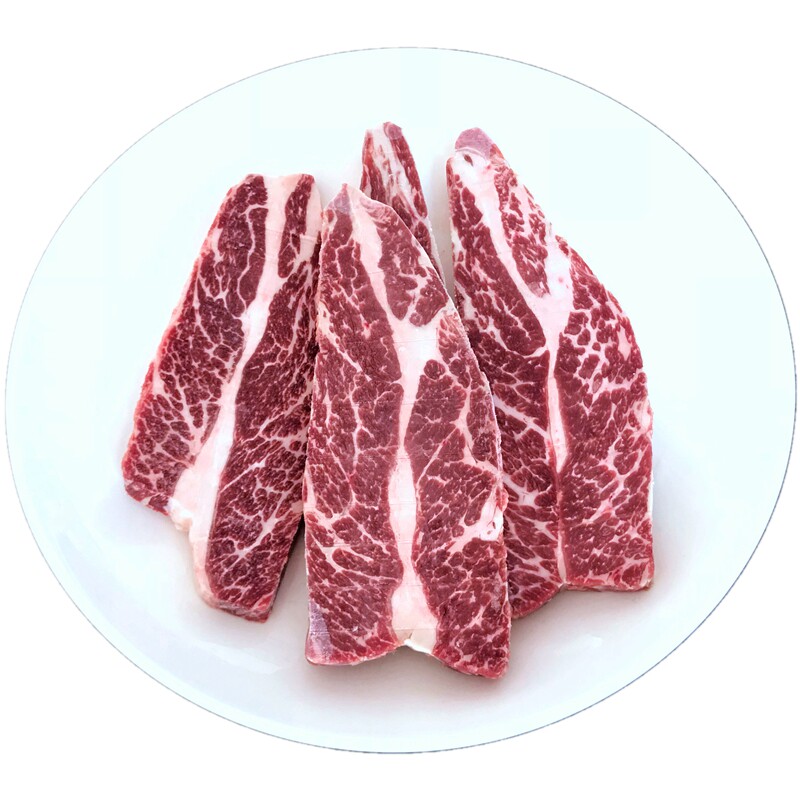 牛小排4-6袋 500g 精修油边 玉米喂养 180天谷饲安格斯