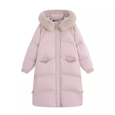 加肥大码羽绒服女长款200斤胖mm