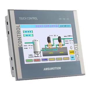 艾莫迅 触摸屏PLC一体机适用三菱FX3U200/smart人机编程空控机