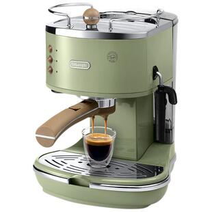 Delonghi/德龙复古系列 ECO310半自动咖啡机意式泵压家用奶泡一体