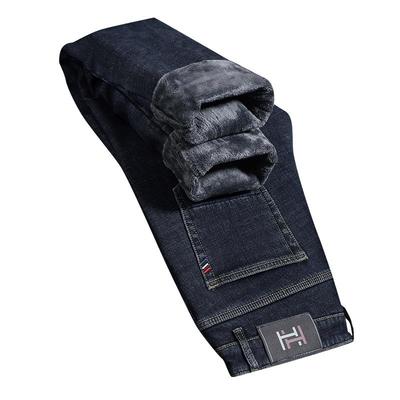 男士牛仔裤2023秋冬款加绒加厚款