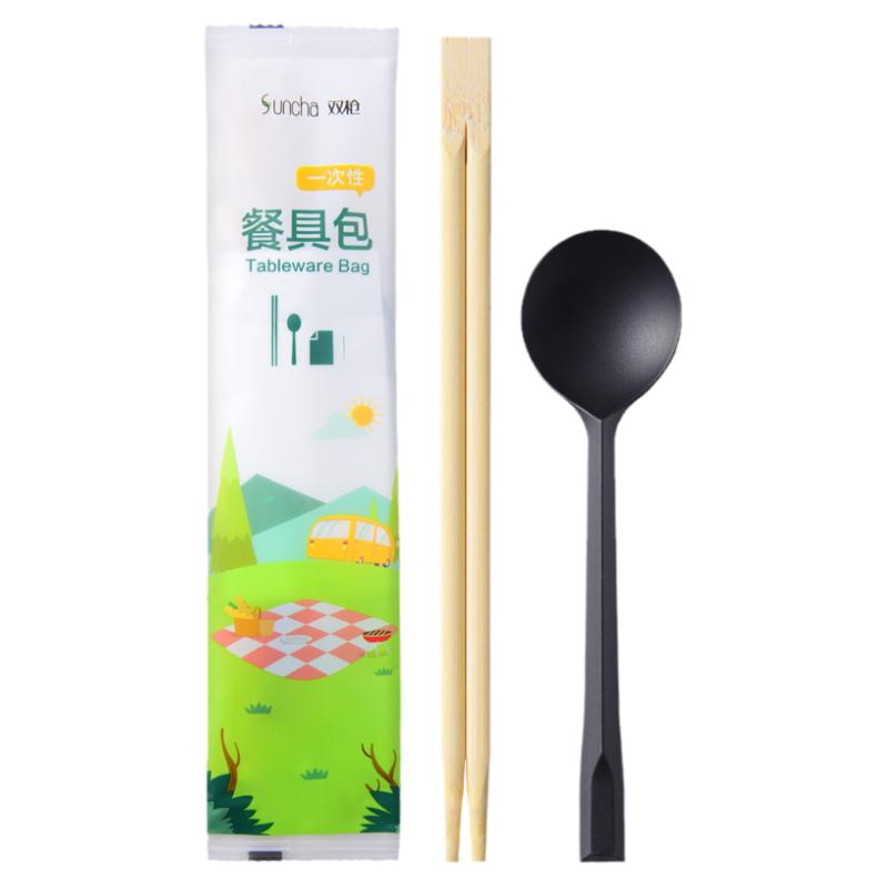 双枪一次性筷子四件套外卖