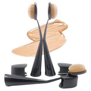 牙刷型粉底刷BB霜粉底液膏刷不吃粉无痕化妆刷上妆眼部人造纤维毛