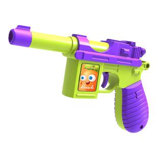 网红重力萝卜枪玩具灵活回弹迷你左轮手枪模型儿童解压驳壳盒子枪