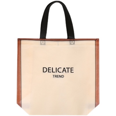 服装店鞋店覆膜防水无纺布手提袋